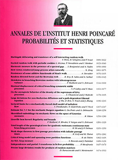 《亨利·庞加莱研究所年鉴》（Annales de l’Institut Henri Poincaré），概率与统计标志