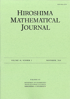 Hiroshima Mathematical Journal Logo