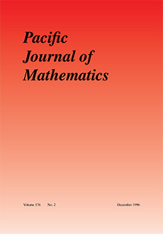 Pacific Journal of Mathematics Logo