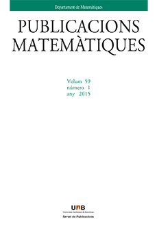 Publicacions Matemátiques标志